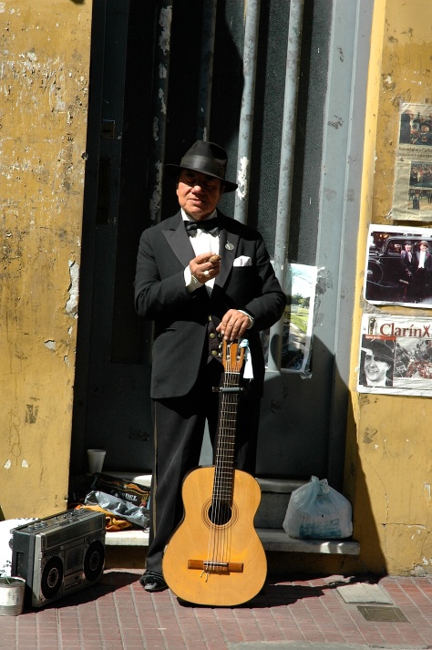 Street musician, Buenos Aires, 2005